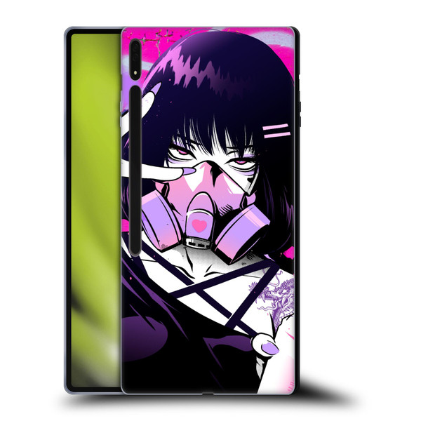 Zombie Makeout Club Graphics Facepiece Soft Gel Case for Samsung Galaxy Tab S8 Ultra