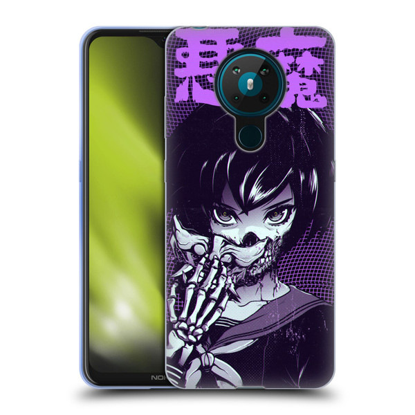 Zombie Makeout Club Graphics Skull Hand Soft Gel Case for Nokia 5.3