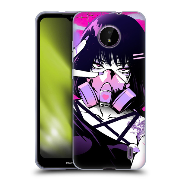 Zombie Makeout Club Graphics Facepiece Soft Gel Case for Nokia C10 / C20