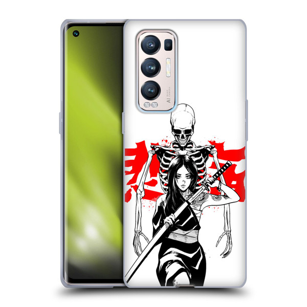 Zombie Makeout Club Graphics Death Blade Soft Gel Case for OPPO Find X3 Neo / Reno5 Pro+ 5G