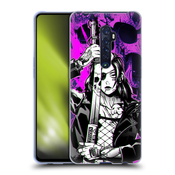 Zombie Makeout Club Graphics Death Cyber Soft Gel Case for OPPO Reno 2