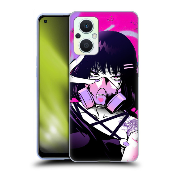 Zombie Makeout Club Graphics Facepiece Soft Gel Case for OPPO Reno8 Lite
