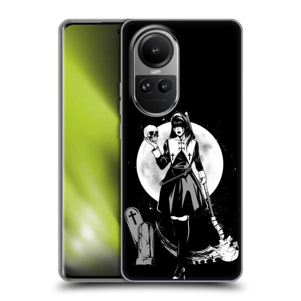 Zombie Makeout Club Graphics Skull Head Soft Gel Case for OPPO Reno10 5G / Reno10 Pro 5G