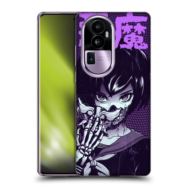 Zombie Makeout Club Graphics Skull Hand Soft Gel Case for OPPO Reno10 Pro+