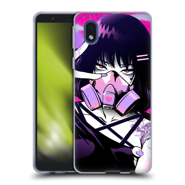 Zombie Makeout Club Graphics Facepiece Soft Gel Case for Samsung Galaxy A01 Core (2020)