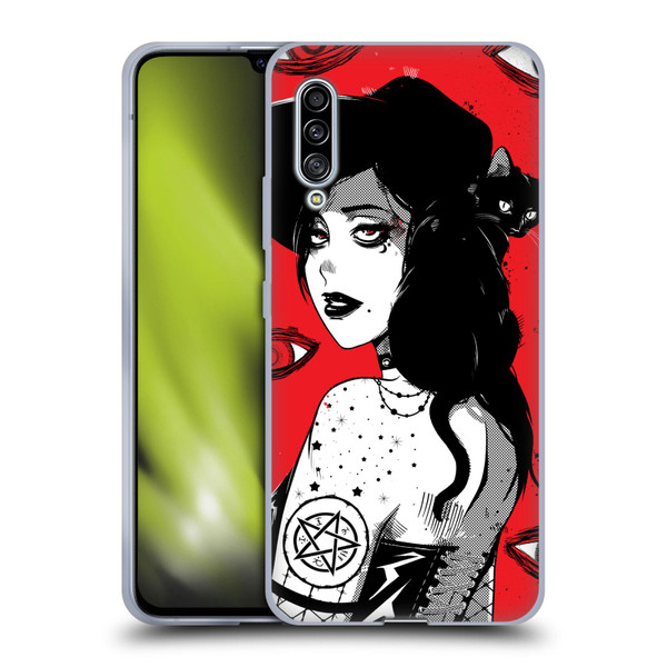 Zombie Makeout Club Graphics Black Makeup Soft Gel Case for Samsung Galaxy A90 5G (2019)