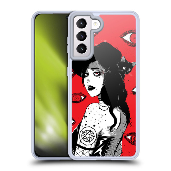 Zombie Makeout Club Graphics Black Makeup Soft Gel Case for Samsung Galaxy S21 5G