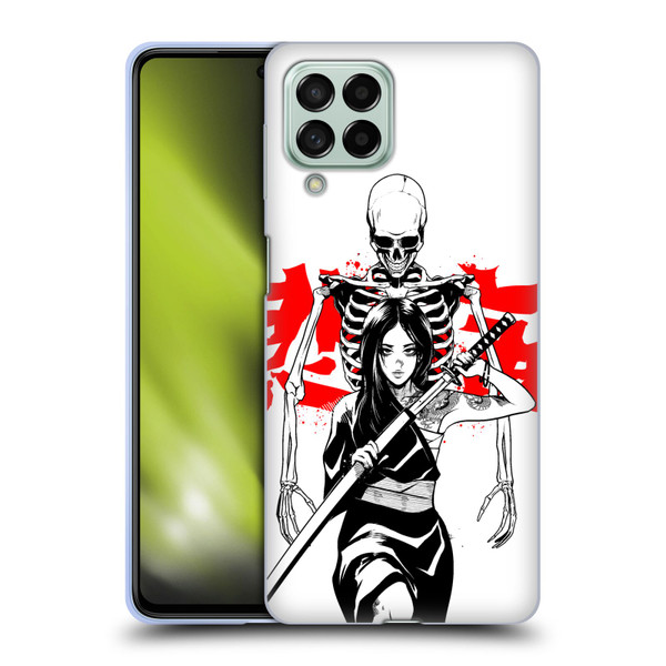 Zombie Makeout Club Graphics Death Blade Soft Gel Case for Samsung Galaxy M53 (2022)
