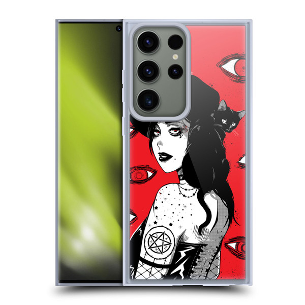 Zombie Makeout Club Graphics Black Makeup Soft Gel Case for Samsung Galaxy S23 Ultra 5G