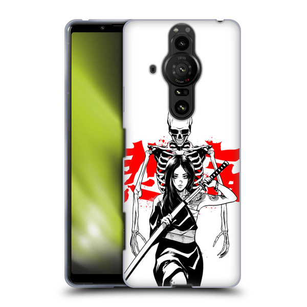 Zombie Makeout Club Graphics Death Blade Soft Gel Case for Sony Xperia Pro-I
