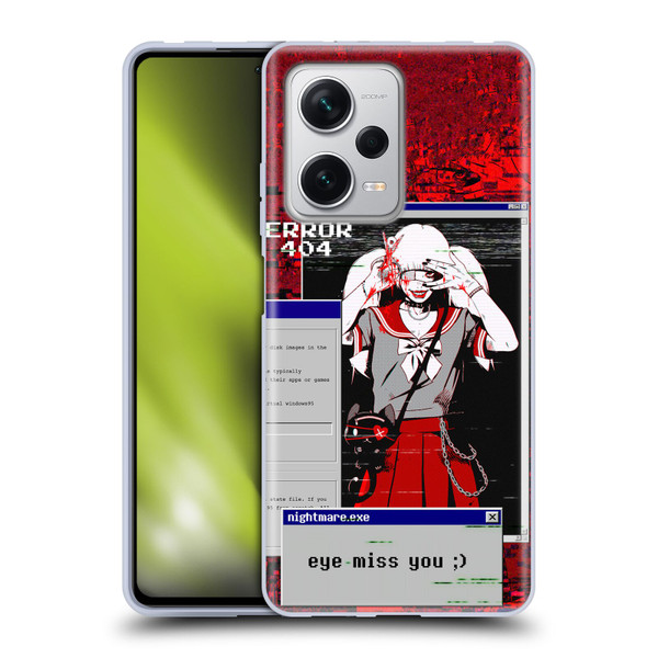 Zombie Makeout Club Graphics Eye Miss You Soft Gel Case for Xiaomi Redmi Note 12 Pro+ 5G