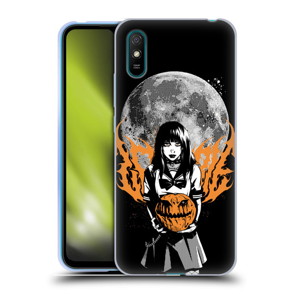 Zombie Makeout Club Graphics Halloween Pumpkin Soft Gel Case for Xiaomi Redmi 9A / Redmi 9AT