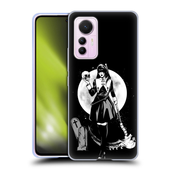 Zombie Makeout Club Graphics Skull Head Soft Gel Case for Xiaomi 12 Lite