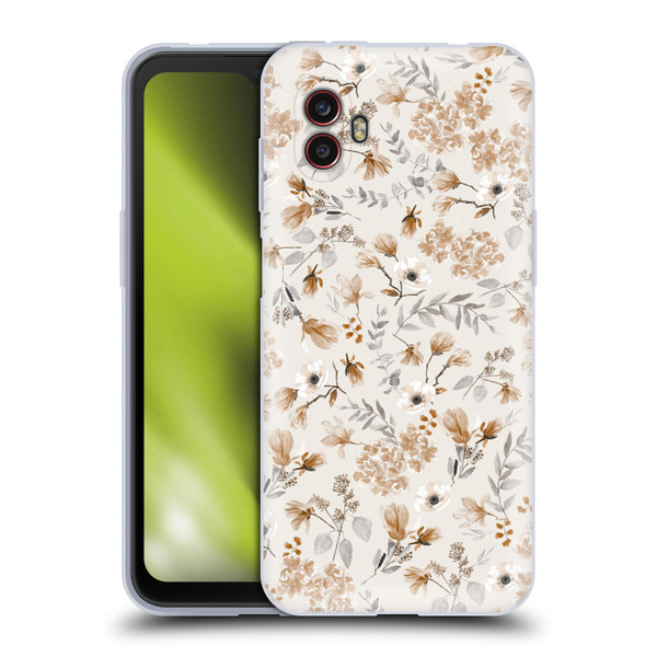 Anis Illustration Mix Pattern Romantic Neutrals Soft Gel Case for Samsung Galaxy Xcover6 Pro/Pro2