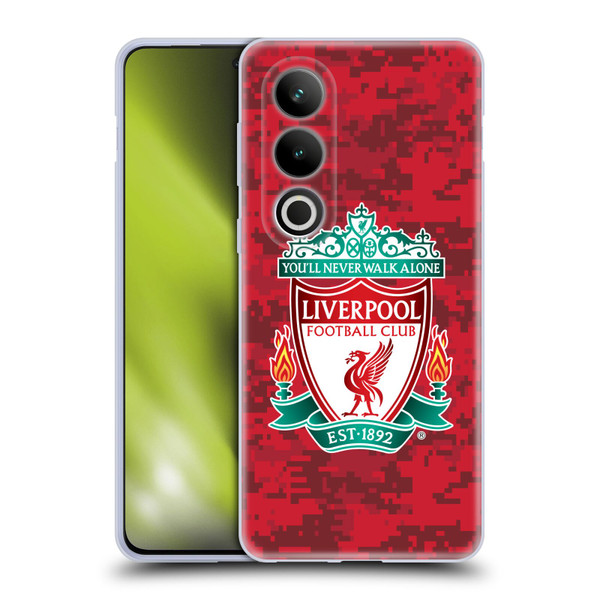 Liverpool Football Club Digital Camouflage Home Red Crest Soft Gel Case for OPPO OnePlus Ace 3V 5G