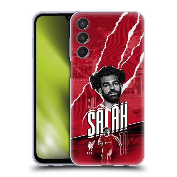 Liverpool Football Club 2023/24 First Team Mohamed Salah Soft Gel Case for Samsung Galaxy M15/F15 5G