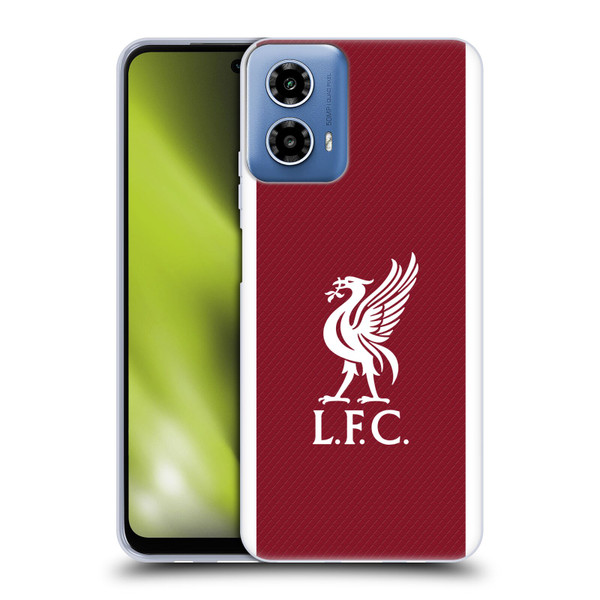 Liverpool Football Club 2023/24 Home Kit Soft Gel Case for Motorola Moto G34 5G