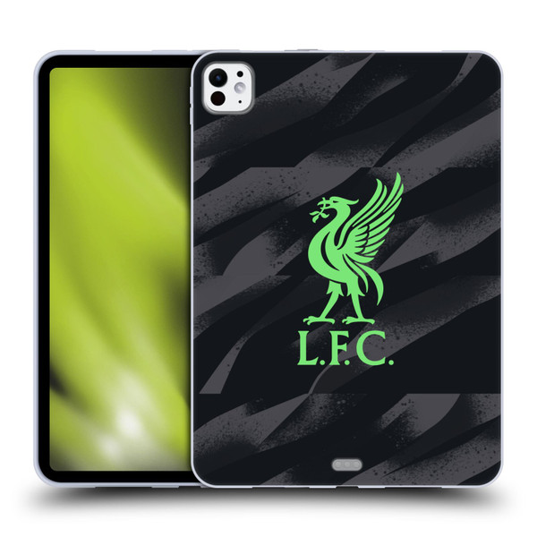 Liverpool Football Club 2023/24 Home Goalkeeper Kit Soft Gel Case for Apple iPad Pro 11 M4 2024