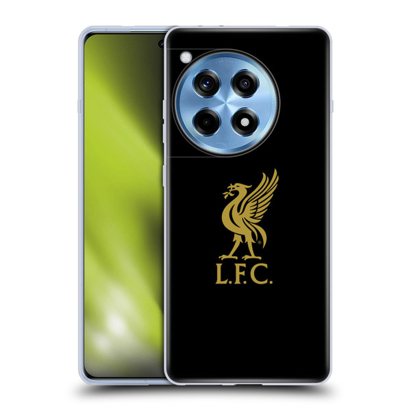 Liverpool Football Club Liver Bird Gold Logo On Black Soft Gel Case for OPPO OnePlus Ace 3 5G