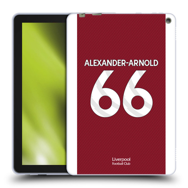 Liverpool Football Club 2023/24 Players Home Kit Trent Alexander-Arnold Soft Gel Case for Amazon Fire HD 10 / Plus 2021