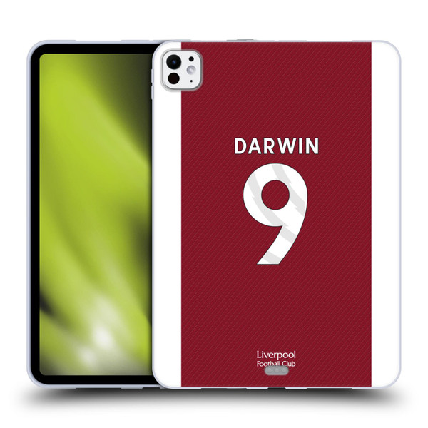 Liverpool Football Club 2023/24 Players Home Kit Darwin Núñez Soft Gel Case for Apple iPad Pro 11 M4 2024