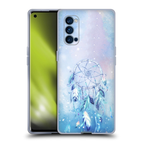 Simone Gatterwe Assorted Designs Blue Dreamcatcher Soft Gel Case for OPPO Reno 4 Pro 5G