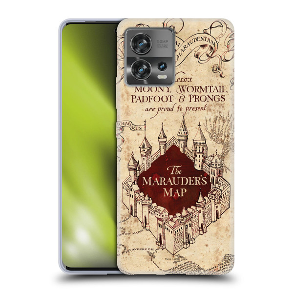 Harry Potter Prisoner Of Azkaban II The Marauder's Map Soft Gel Case for Motorola Moto Edge 30 Fusion
