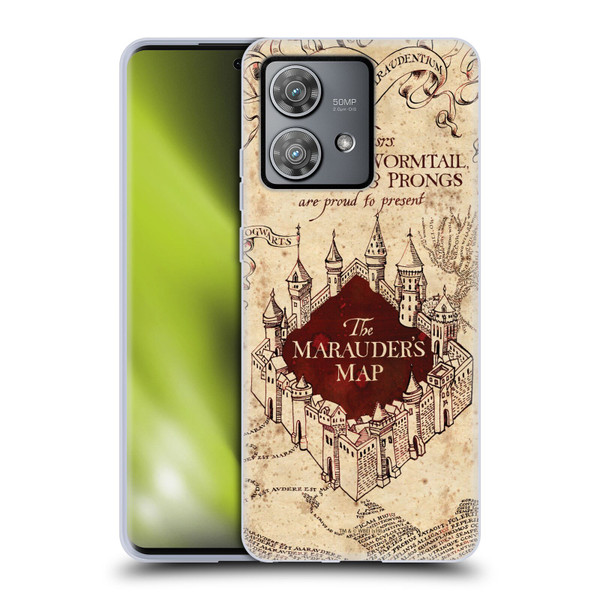 Harry Potter Prisoner Of Azkaban II The Marauder's Map Soft Gel Case for Motorola Edge 40 Neo 5G