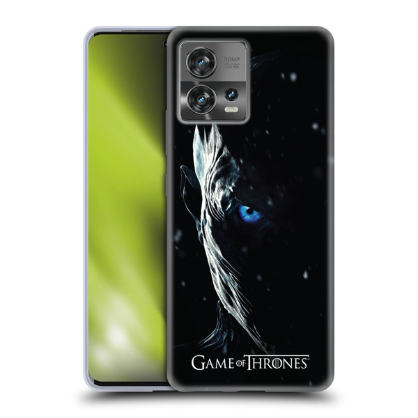 HBO Game of Thrones Season 7 Key Art Night King Soft Gel Case for Motorola Moto Edge 30 Fusion