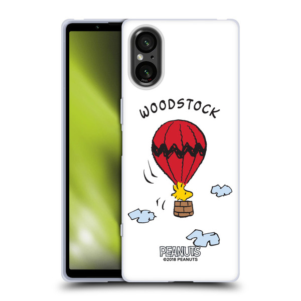 Peanuts Characters Woodstock Soft Gel Case for Sony Xperia 5 V 5G