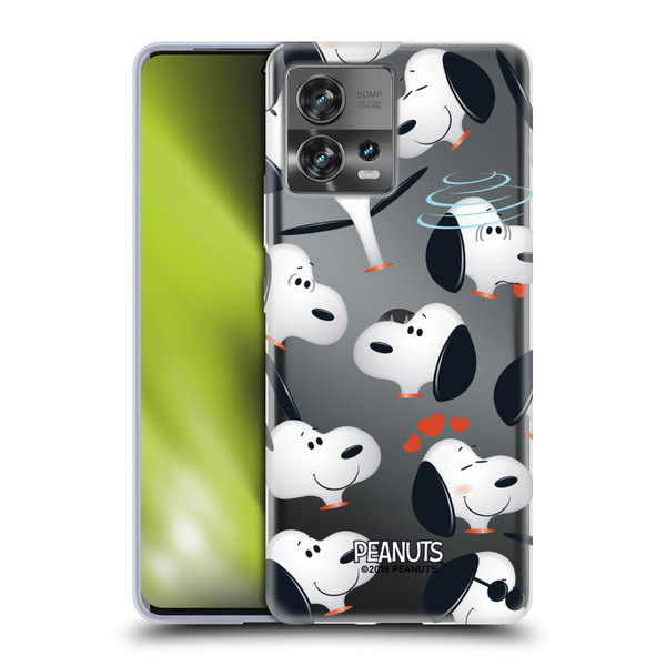 Peanuts Character Patterns Snoopy Soft Gel Case for Motorola Moto Edge 30 Fusion