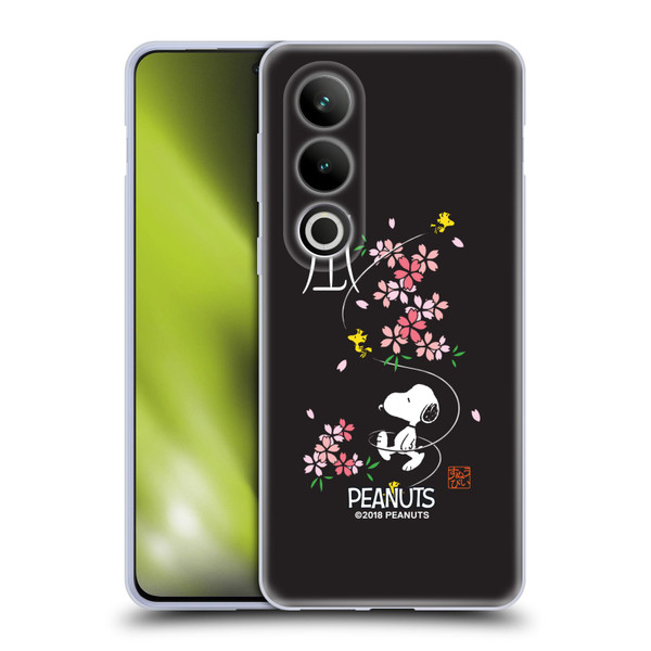 Peanuts Oriental Snoopy Cherry Blossoms Soft Gel Case for OPPO OnePlus Ace 3V 5G