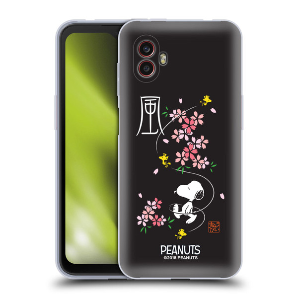 Peanuts Oriental Snoopy Cherry Blossoms Soft Gel Case for Samsung Galaxy Xcover6 Pro/Pro2