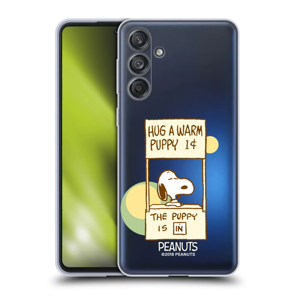 Peanuts Snoopy Hug Warm Soft Gel Case for Samsung Galaxy M55 5G