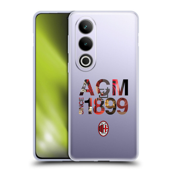 AC Milan Adults 1899 Soft Gel Case for OPPO OnePlus Ace 3V 5G