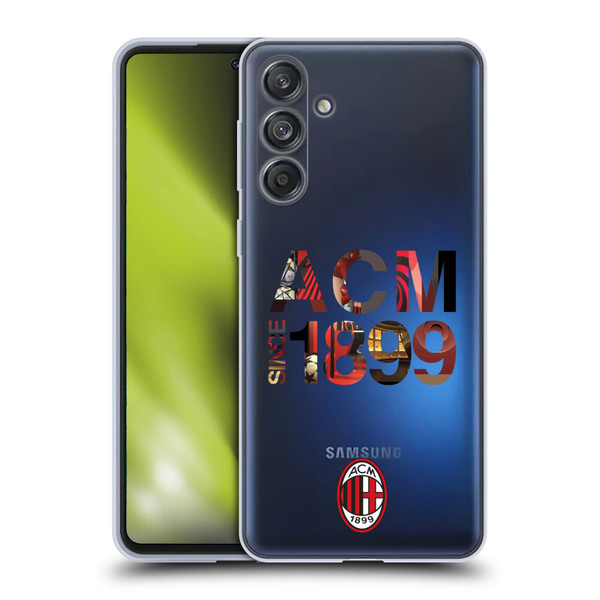 AC Milan Adults 1899 Soft Gel Case for Samsung Galaxy M55 5G
