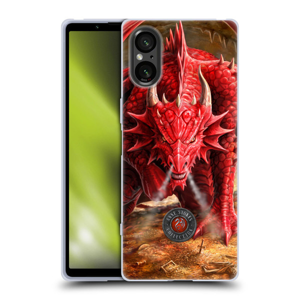 Anne Stokes Dragons Lair Soft Gel Case for Sony Xperia 5 V 5G