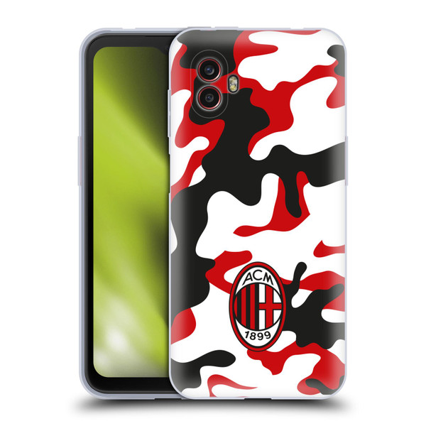 AC Milan Crest Patterns Camouflage Soft Gel Case for Samsung Galaxy Xcover6 Pro/Pro2