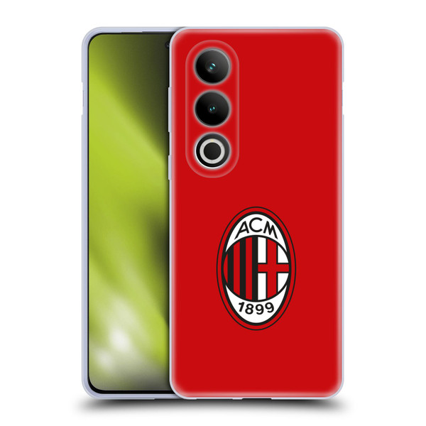 AC Milan Crest Full Colour Red Soft Gel Case for OPPO OnePlus Ace 3V 5G