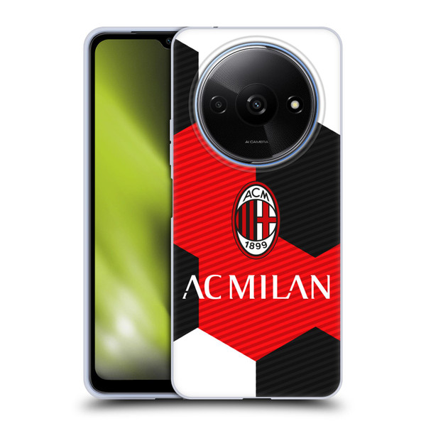 AC Milan Crest Ball Soft Gel Case for Xiaomi Redmi A3