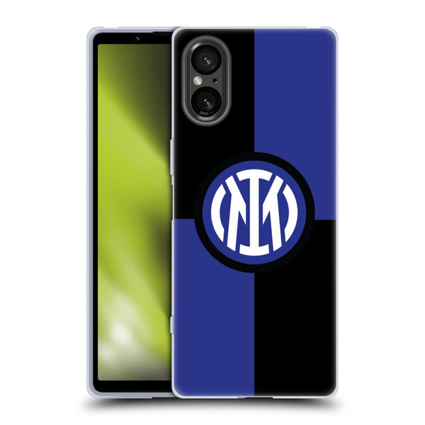Fc Internazionale Milano Badge Flag Soft Gel Case for Sony Xperia 5 V 5G