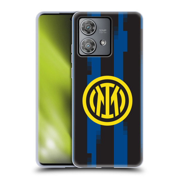 Fc Internazionale Milano 2023/24 Crest Kit Home Soft Gel Case for Motorola Edge 40 Neo 5G