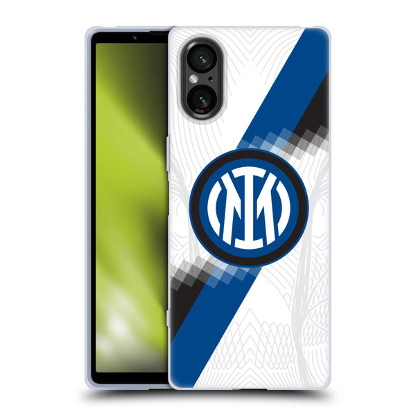 Fc Internazionale Milano 2023/24 Crest Kit Away Soft Gel Case for Sony Xperia 5 V 5G