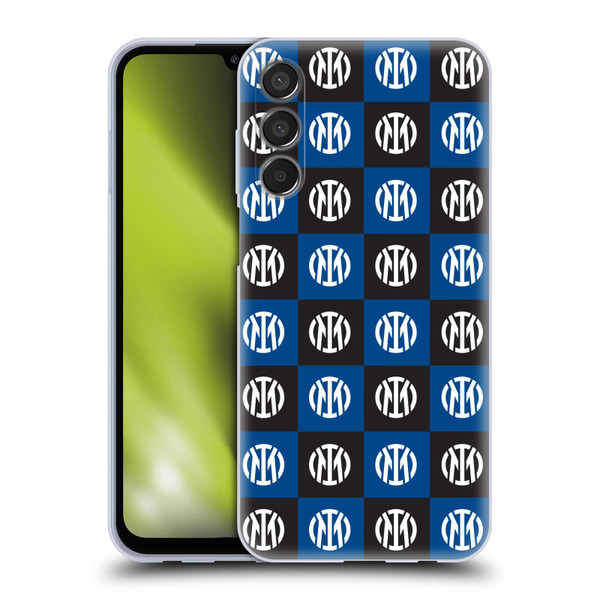Fc Internazionale Milano Patterns Crest Soft Gel Case for Samsung Galaxy M15/F15 5G