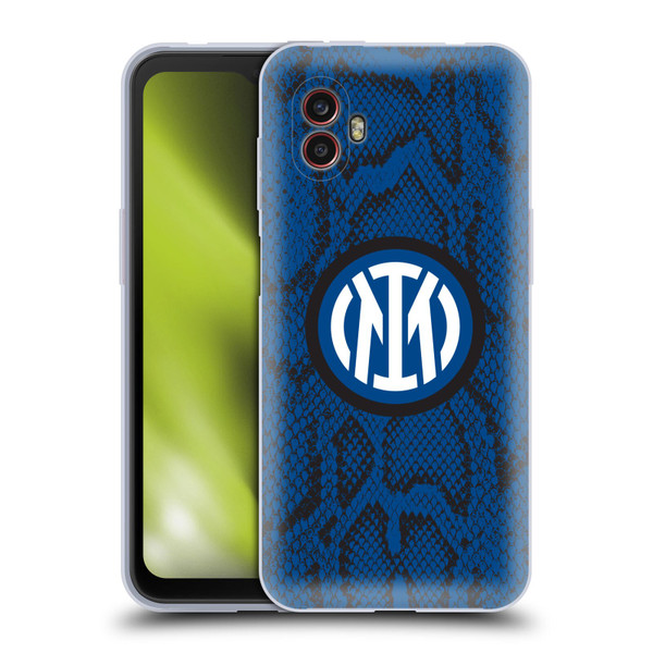 Fc Internazionale Milano Patterns Snake Soft Gel Case for Samsung Galaxy Xcover6 Pro/Pro2