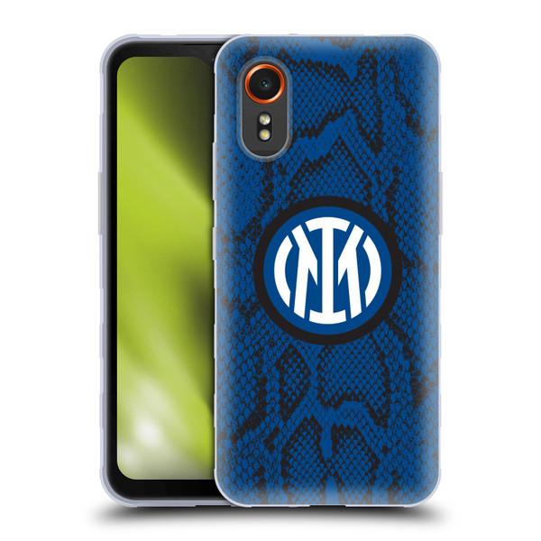 Fc Internazionale Milano Patterns Snake Soft Gel Case for Samsung Galaxy Xcover7 5G