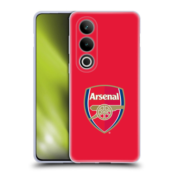 Arsenal FC Crest 2 Full Colour Red Soft Gel Case for OPPO OnePlus Ace 3V 5G