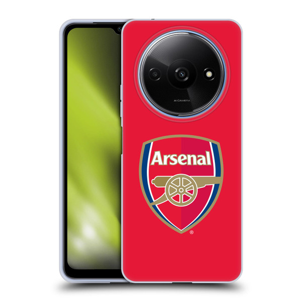Arsenal FC Crest 2 Full Colour Red Soft Gel Case for Xiaomi Redmi A3