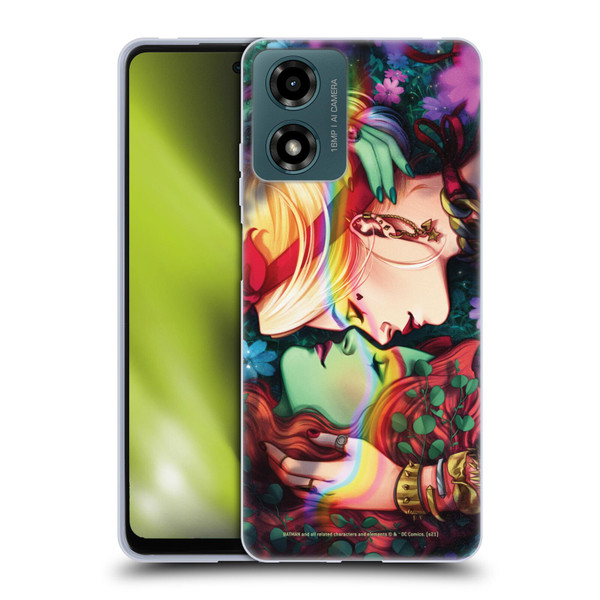 Batman DC Comics Gotham City Sirens Poison Ivy & Harley Quinn Soft Gel Case for Motorola Moto G04/G04s/G24 4G