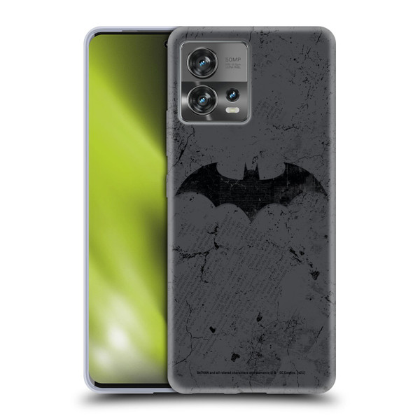 Batman DC Comics Hush Logo Distressed Soft Gel Case for Motorola Moto Edge 30 Fusion